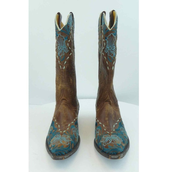 Old Gringo Leather Boots L640-15 Embroidered - Picture 5 of 8